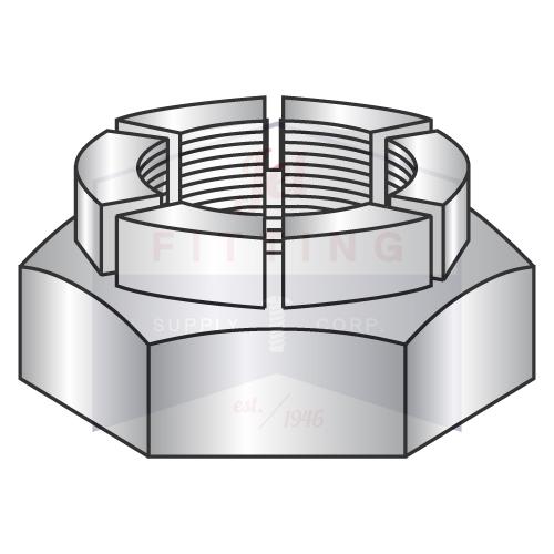Tuerca hexagonal de seguridad flexible de 5/8-11, de altura delgada y resistente, con cadmio y cera