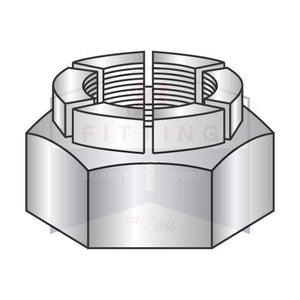 1/4-20  Flex Type Hex Lock Nut Full Height Heavy Hex Cadmium and Wax