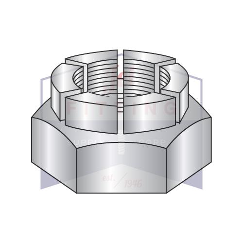 Tuerca de seguridad hexagonal flexible de 10-32, delgada, de altura y ligera, de acero inoxidable 18-8