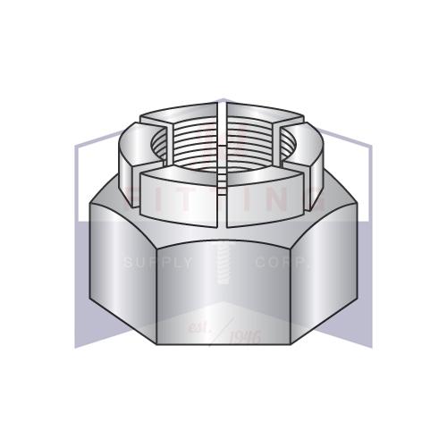 Tuerca hexagonal de seguridad flexible de 3/4-10 de altura completa, cadmio ligero y cera