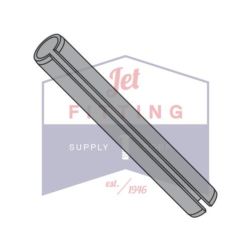 1/4X2  Spring Pin Slotted Steel Thermal Black Oxide