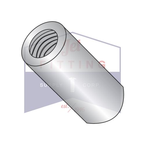 Separador redondo de tres dieciseisavos de 4-40 x 5/8 de acero inoxidable