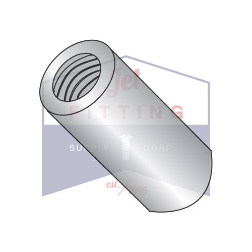 4-40X7/8  One Quarter Round Standoff Brass Nickel