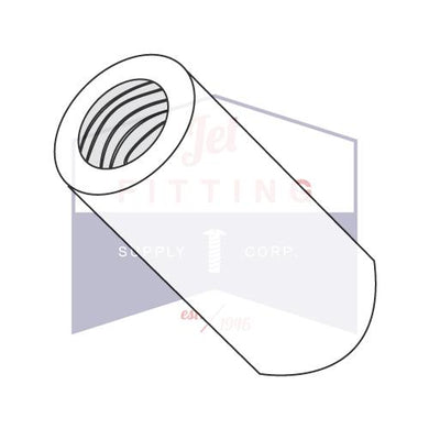 1/4-20X1  One Half Round Standoff Nylon