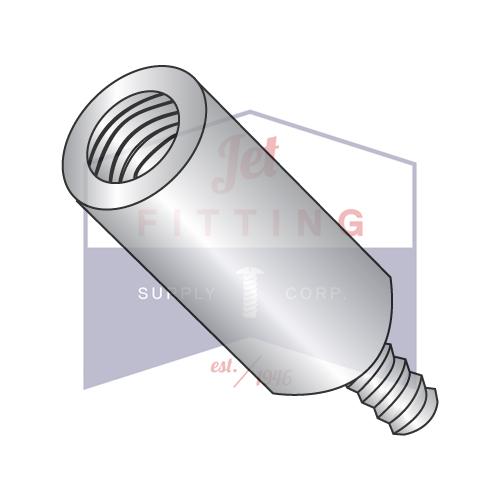 4-40X7/8 X 1/4 Round Male Female Standoff Aluminum