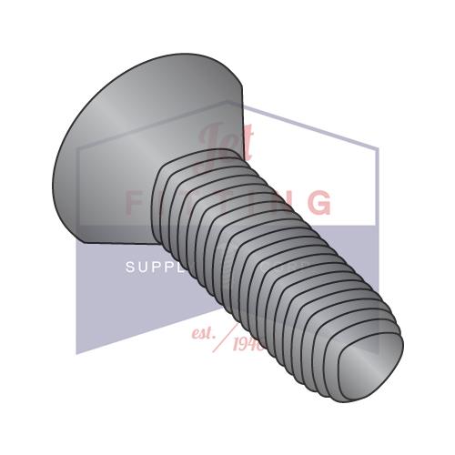 4-40X3/8 Tornillo de rosca alternativa Phil Flat Taptite con rosca completa, óxido negro y cera