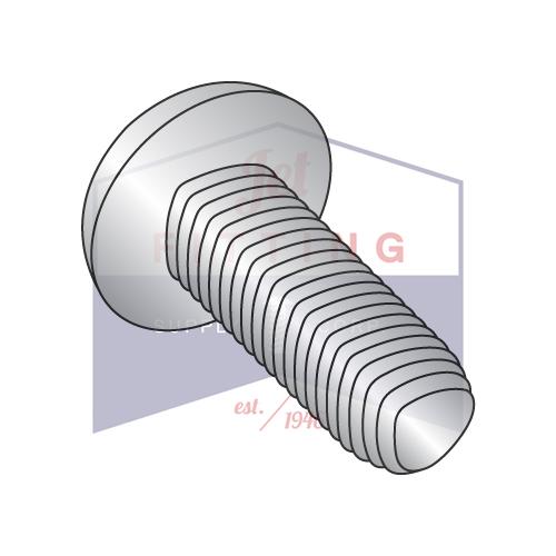 Tornillo laminador de roscas alternativo Phil Pan Taptite de 4-40 x 3/8, rosca completa, acero inoxidable 410, aprobado y encerado