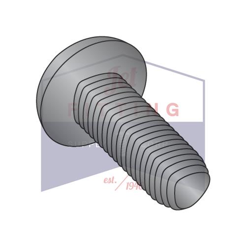 6-32X1/4 Phil Pan Taptite Alternative Thread Rolling Screw Fully Thread Black Oxide & Wax