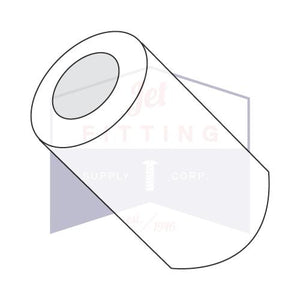 14X3/8  One Half Round Spacer Nylon