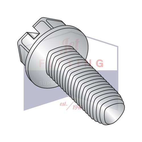 6-32X3/8 Slot Ind Hex Wash Taptite Alternative Full Thread 410 Stainless Passivate & Wax