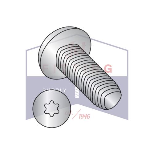 10-32X1 6 Lobe Pan Taptite Alternativa Rosca Laminada Sc Totalmente Roscada 18-8 S/S Pasar y Encerar