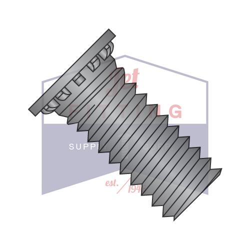 Perno autoblocante de 1/4-20 X 5/8 F/T de acero endurecido tratado térmicamente con óxido negro y aceite