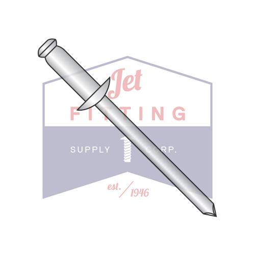 3/16X.12-.18  Stainless Steel Rivet With Stainless Steel Mandrel