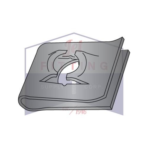 C8114-1024-4  Type U Spring Nut Black Phosphate