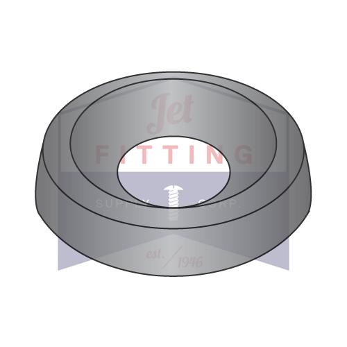 #6 Countersunk Finishing Washer Steel Zinc Black