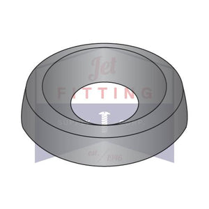 #8 Countersunk Finishing Washer Steel Zinc Black