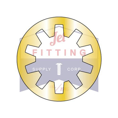 5/8 Internal Tooth Lock Washer Steel Zinc Yellow
