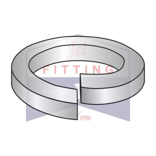 #10 High Collar Split Lock Washer Stainless Steel 18-8
