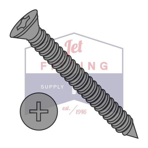 8-15X3 Phillips Trim Head Drywall Screw Fine Thread Black