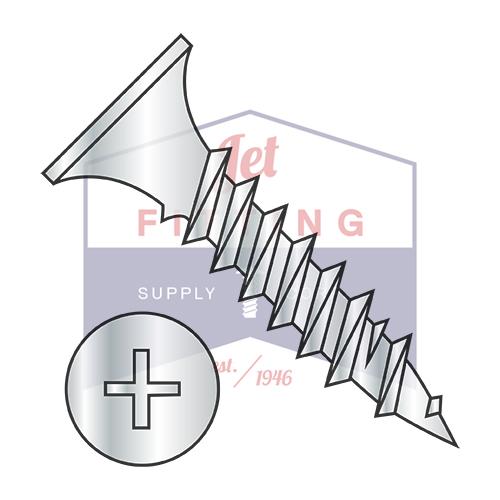 6-18X1 1/4 Phillips Bugle Head Fine Thread Drywall Screw Zinc