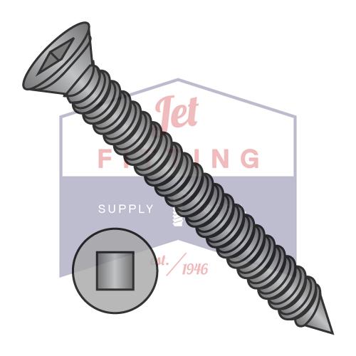 8-15X2 1/4 Square Drive Trim Head Drywall Screw Fine Thread Black Phosphate